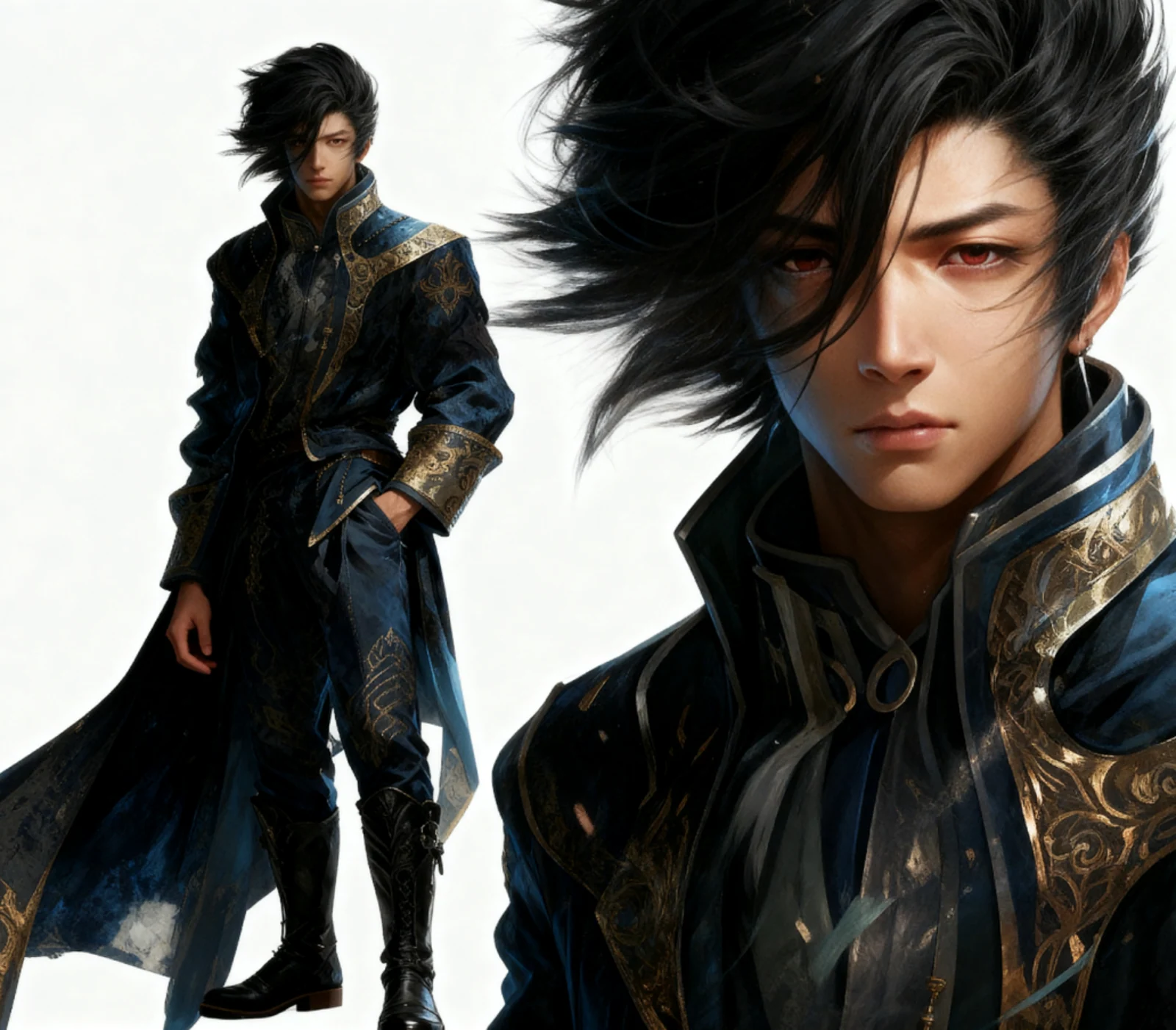 Xiao Ling · character study · Sanjiesan concept artwork