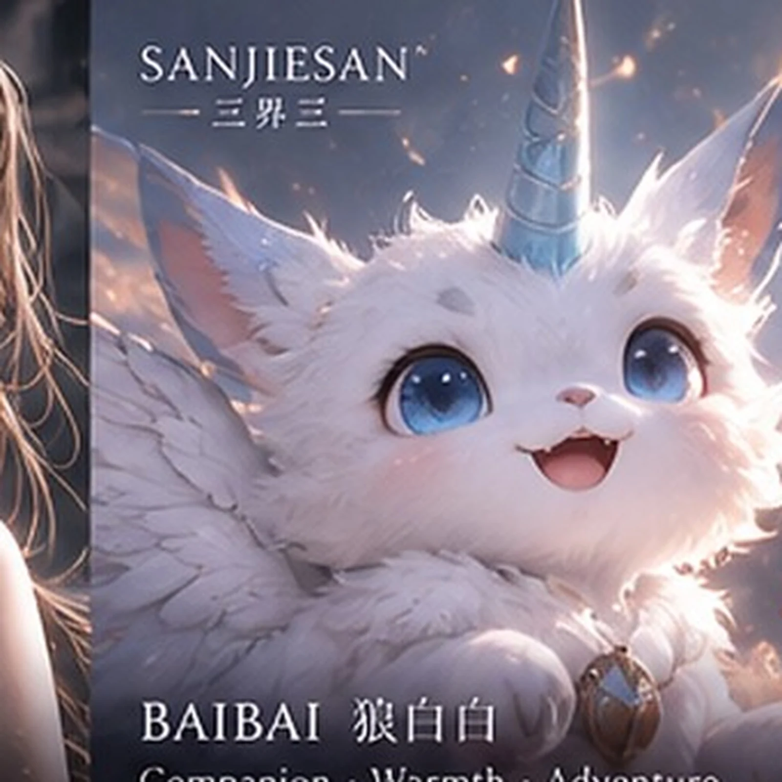Baibai & the chibi series · Sanjiesan concept artwork