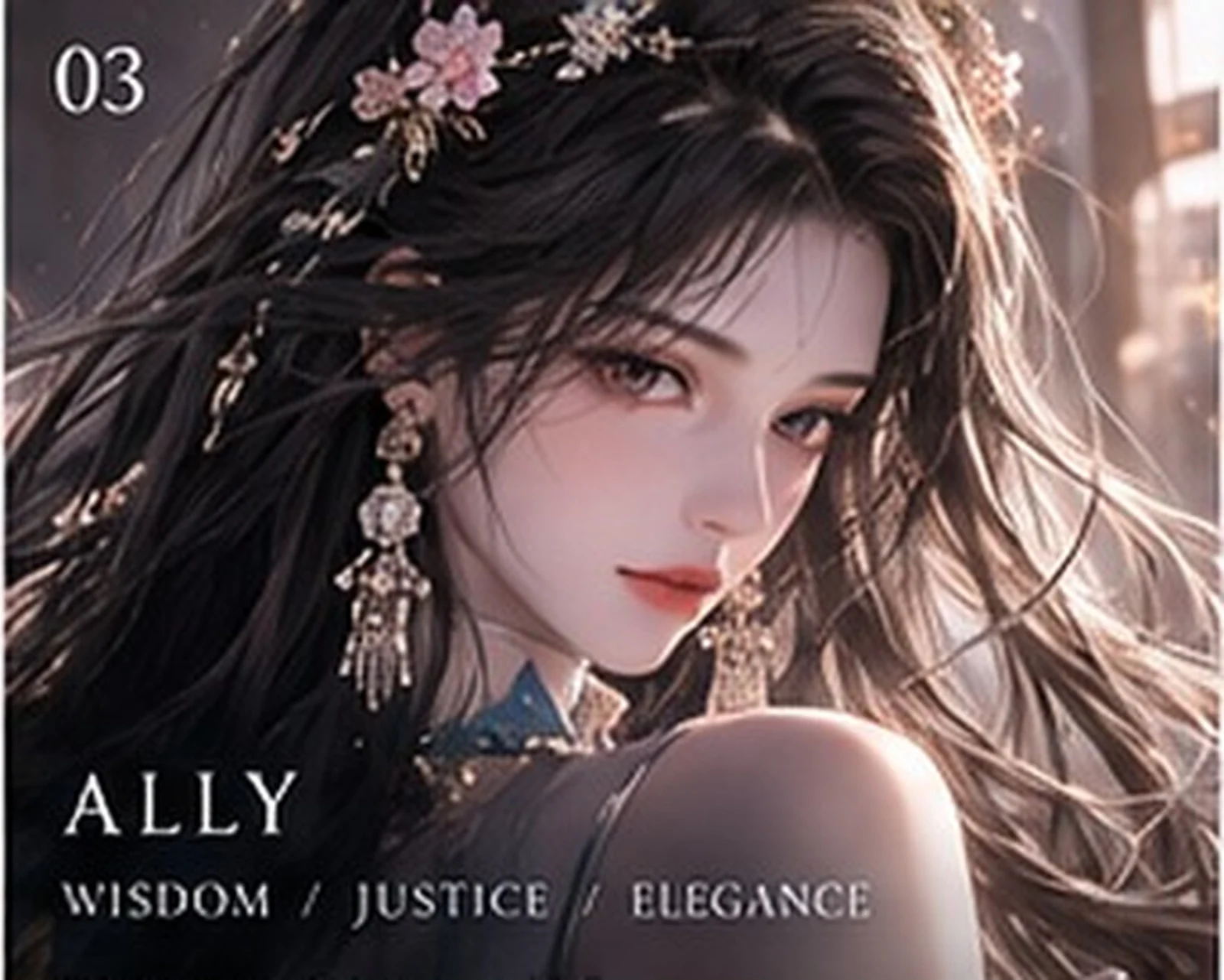 Ally · character study · Sanjiesan concept artwork