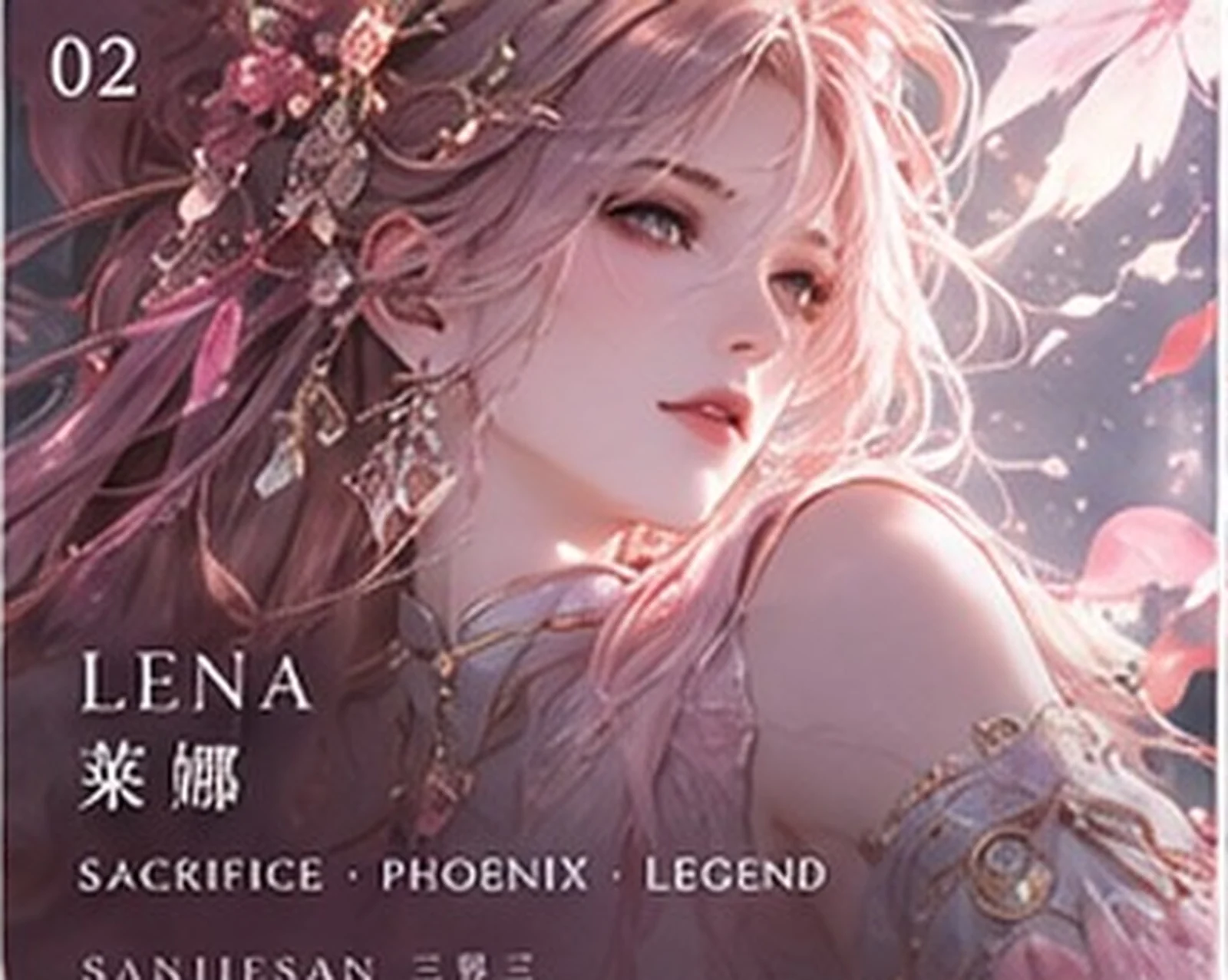 Lena · character study · Sanjiesan concept artwork