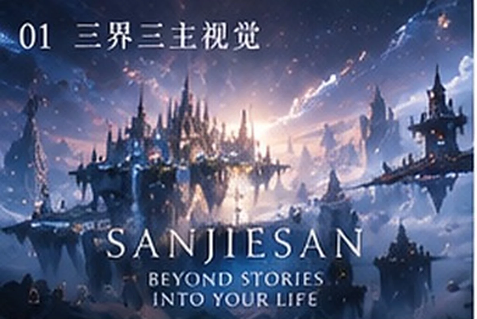 The three realms · environment study · Sanjiesan concept artwork