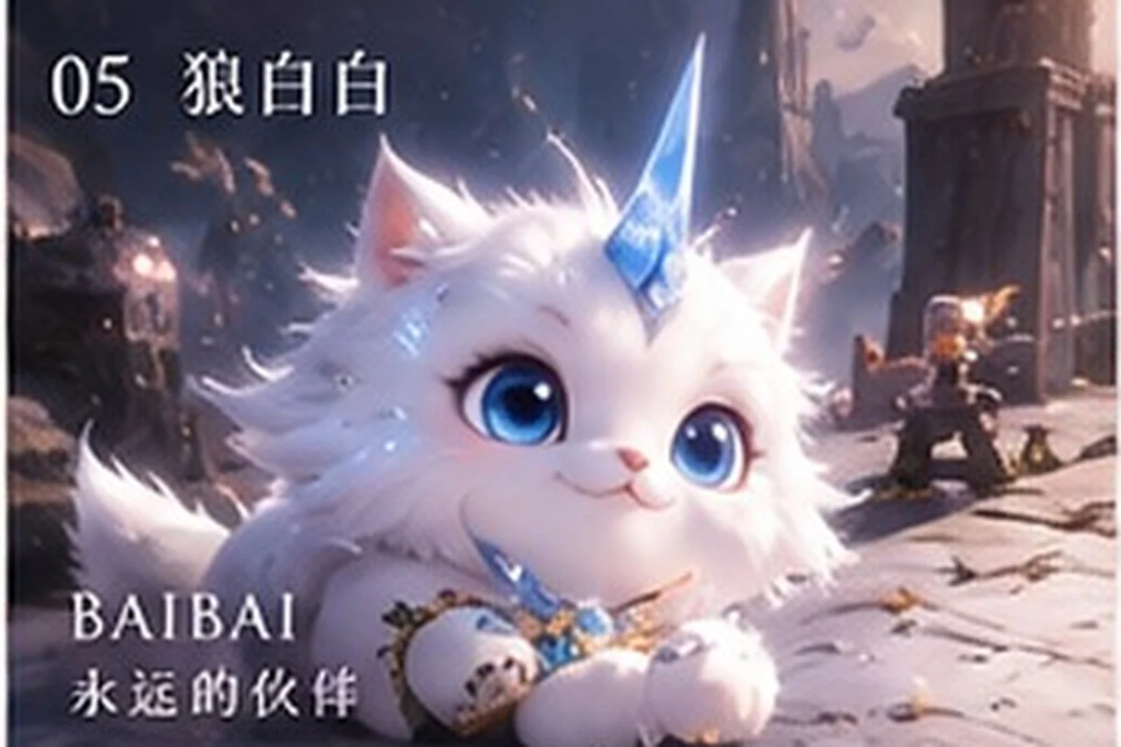 Baibai & the chibi series · Sanjiesan concept artwork