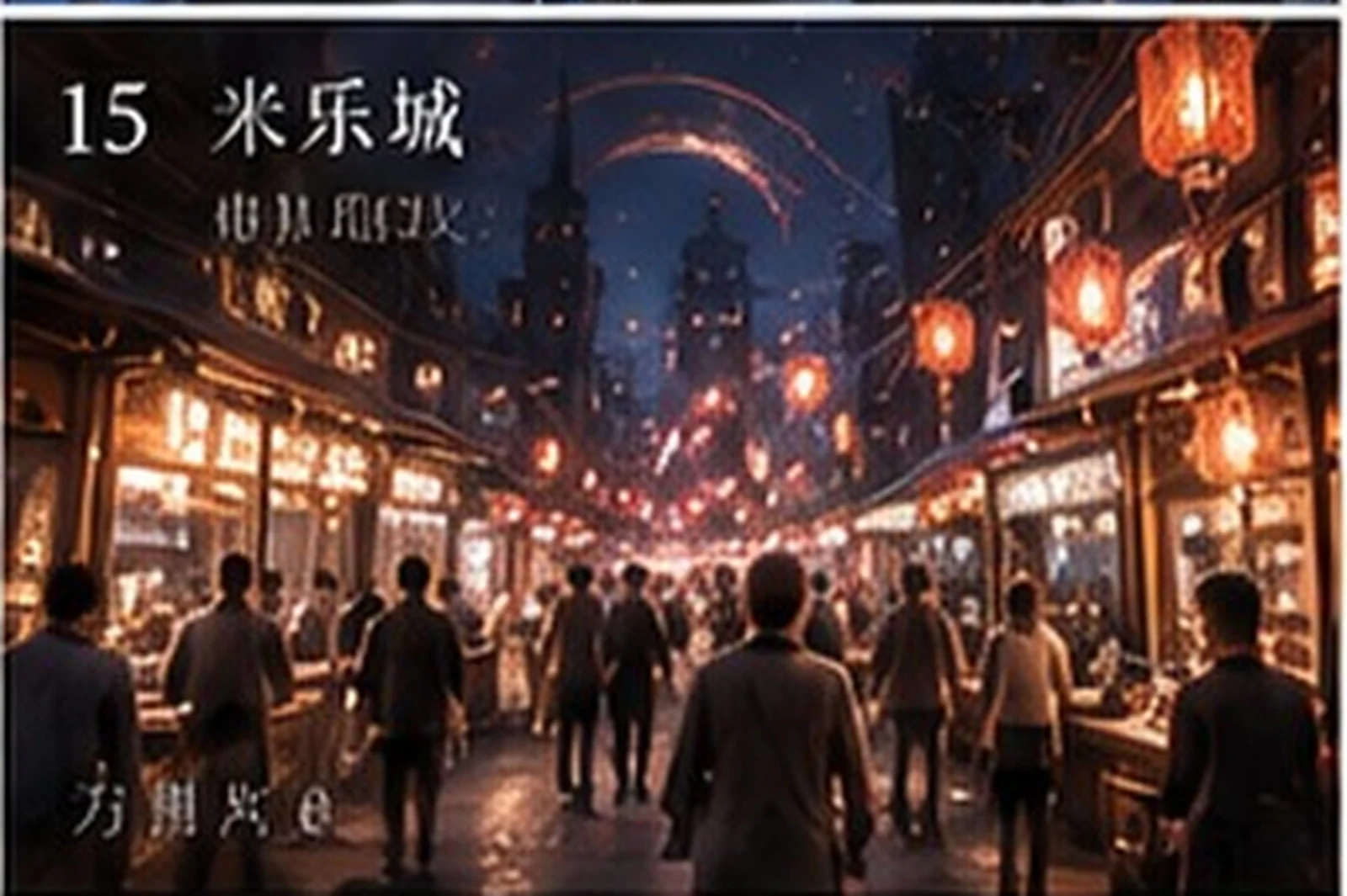 Mile City · street atmosphere · Sanjiesan concept artwork